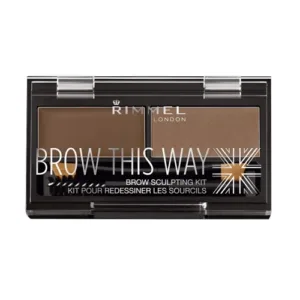 Rimmel London Brow This Way Eyebrow Powder Kit - Med Brown 002