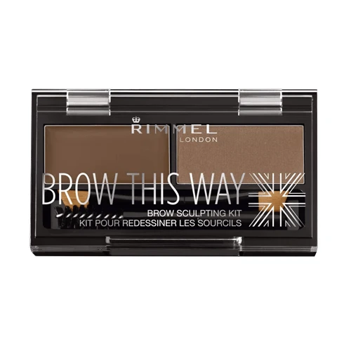 Rimmel London Brow This Way Eyebrow Powder Kit - Med Brown 002