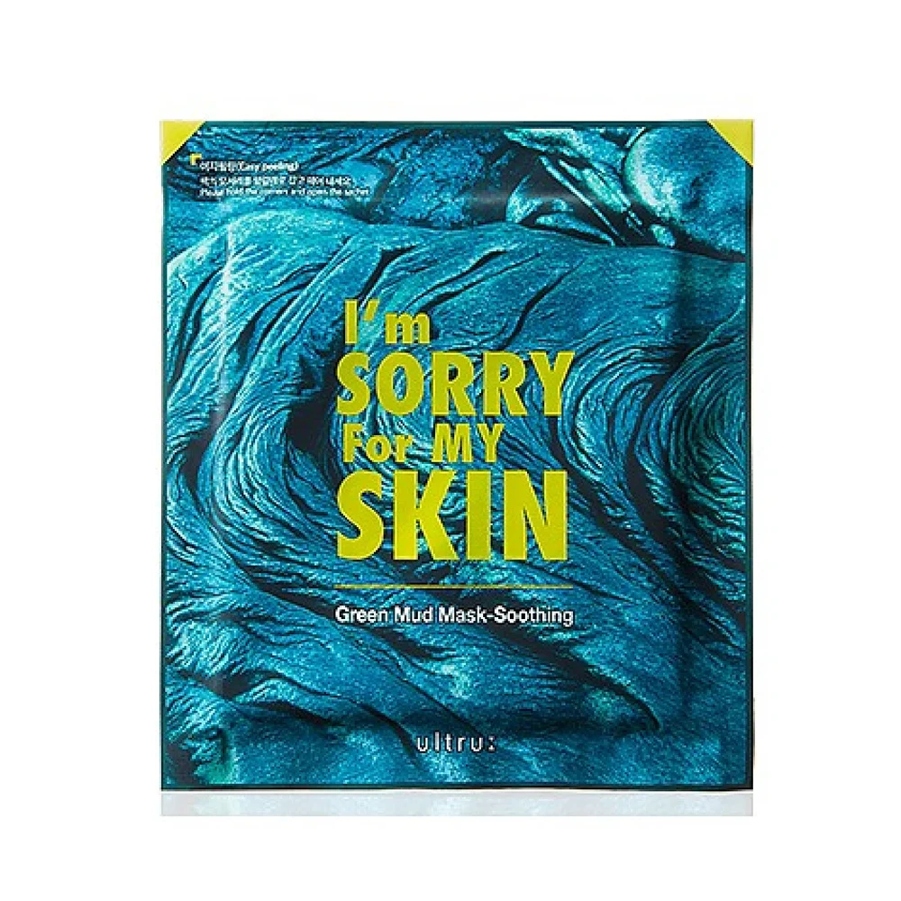 I'm Sorry for My Skin Green Mud Mask for Soothing - 1 Piece