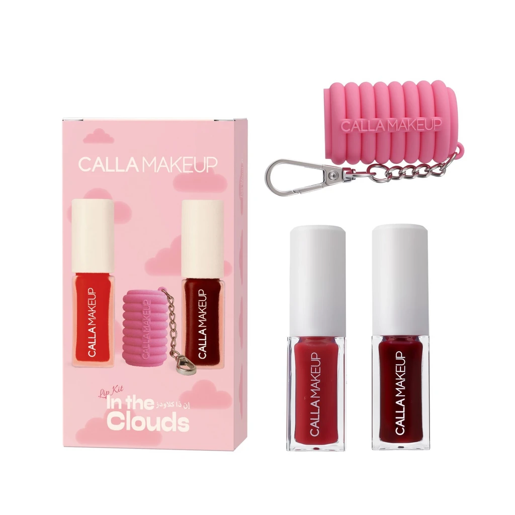 CALLA Makeup in the Clouds Lip Oil & Holder Set - Purple Sky & Pink Dream