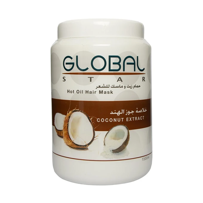 Global Star Coconut Extract Hot Oil Hair Mask - 1500ml