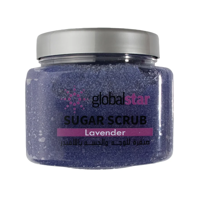 Globalstar Face & Body Sugar Scrub with Lavender - 600gm