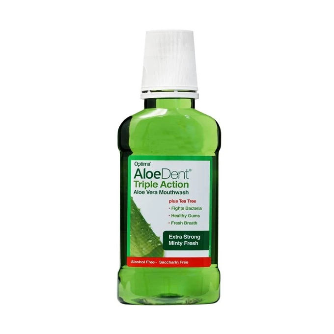 AloeDent Triple Action Aloe Vera Mouthwash - 250ml