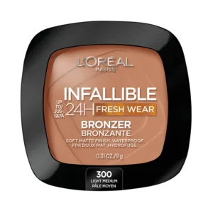 LOreal Paris Infallible 24H Fresh Wear Bronzer - 300 Light Medium