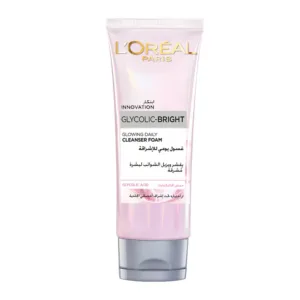 LOreal Paris Glycolic-Bright Glowing Daily Cleanser Foam - 100ml