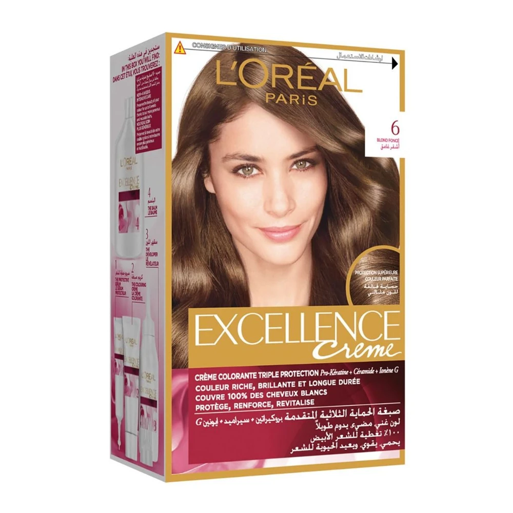 L’Oreal Paris Excellence Creme Hair Dye - 06 Dark Blonde