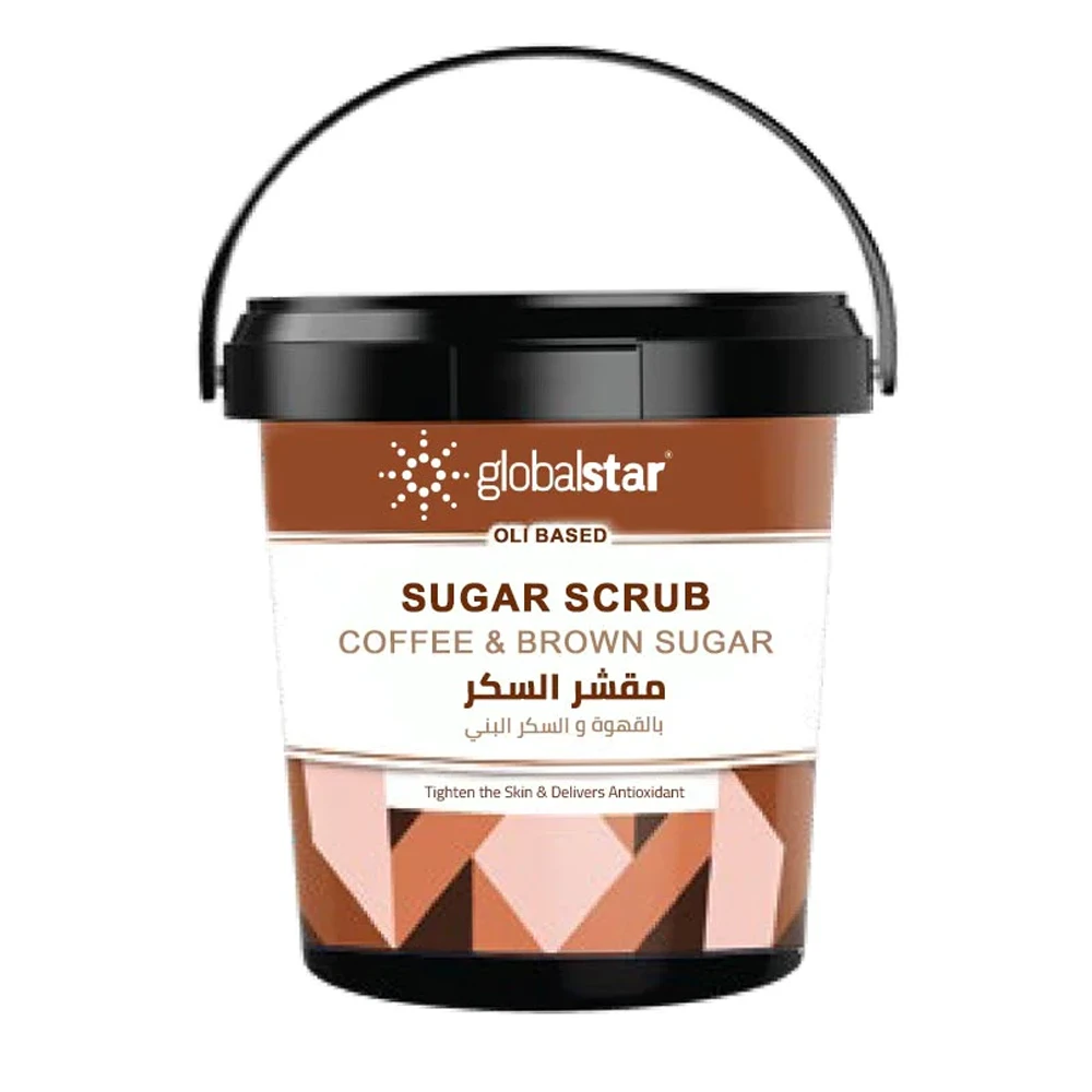 Globalstar Oil Sugar Scrub with Coffe & Brown Sugar - 600 g