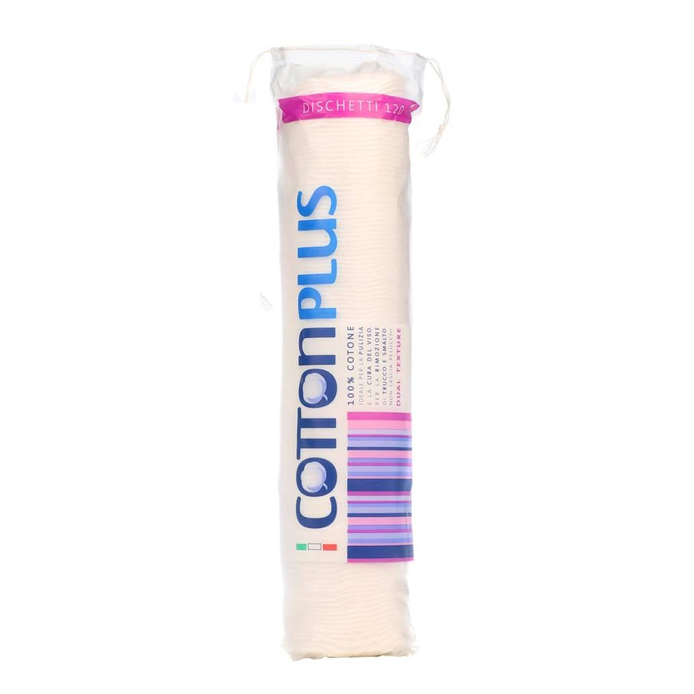 Cotton Plus Round Pads - 120 Pieces