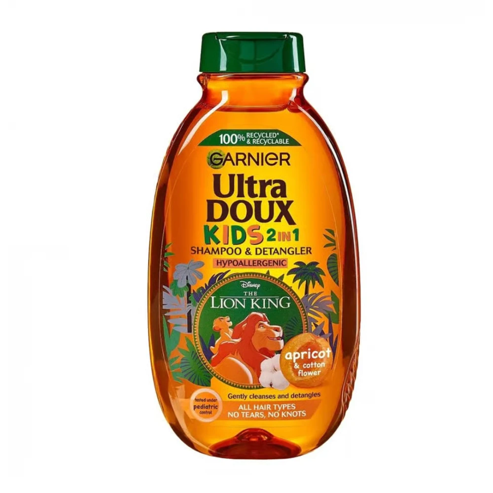 Garnier Ultra Doux Kids 2 in 1 Apricot Shampoo & Detangler - 400ml