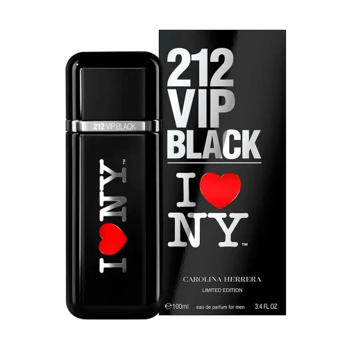 Carolina Herrera 212 Vip Black I Love NY For Men - Eau De Parfum