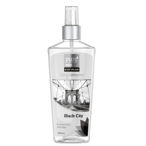 Pure Beauty Men Body Splash Black City - 250ml