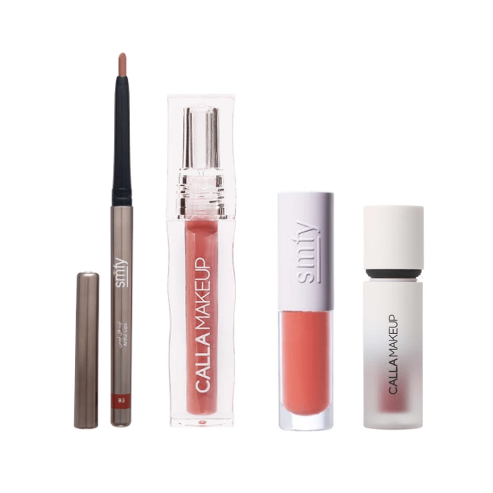 Distinctive glossy lip Kit - 4 Pieces