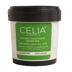 Celia Shower Sugar Scrub With Green Tea - 600gm