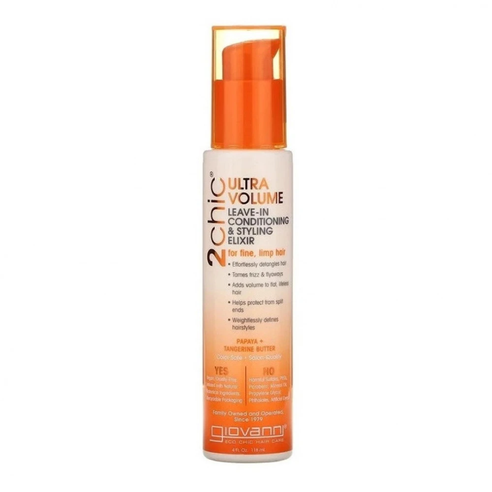 Giovanni 2chic Ultra Volume Leave-In Conditioning & Styling Elixir - 118ml