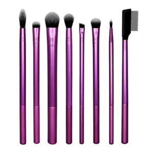 Real Techniques Everyday Eye Essentials Makeup Brush Kit - 8 Pieces