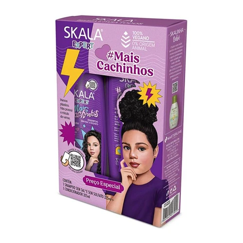 SKALA Expert More Curls Shampoo and Conditioner Kit for Kids - 325ml