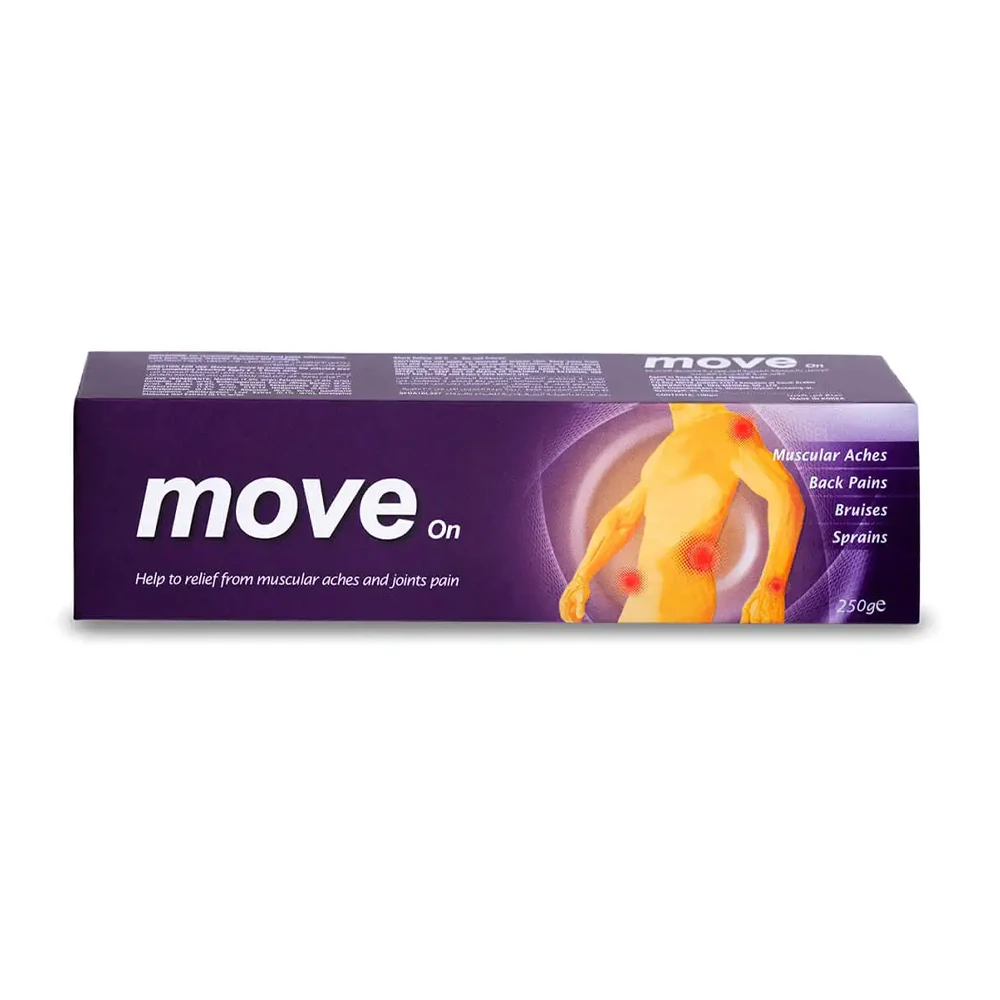 Move On Cream for Joint and Muscle Pain Relief - 250gm