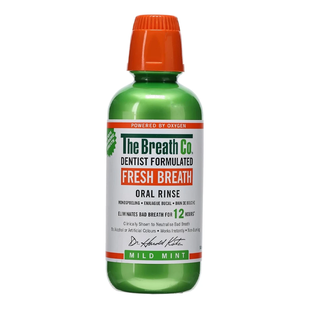 The Breath Co. Dentist Formulated Fresh Breath Oral Rinse - 500 ml