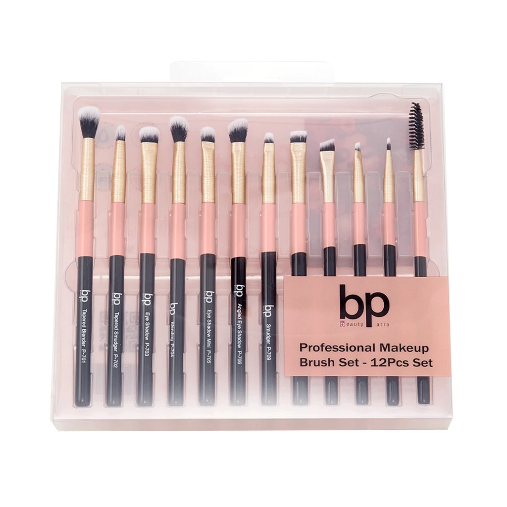 Beauty Patra Professional Eye Brush Set - 12 Brushes