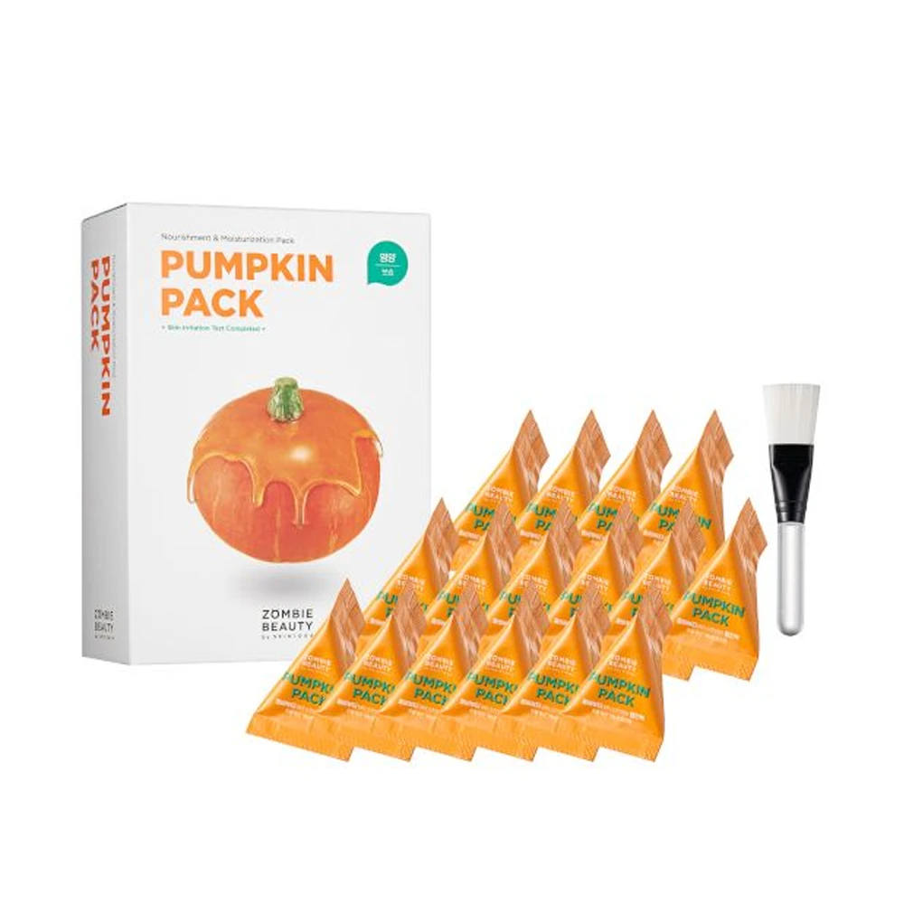 Skin1004 Zombie Beauty Nourishment & Moisturization Pumpkin Pack Mask  - 16 Pieces