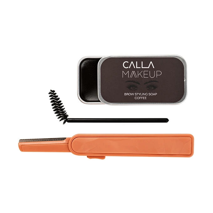 CALLA Makeup Eyebrow Styling Soap Kit - Coffee - CM-102