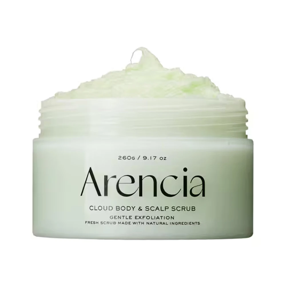 Arencia Fresh Cloud Body & Scalp Scrub Geranium & Primrose - 260g