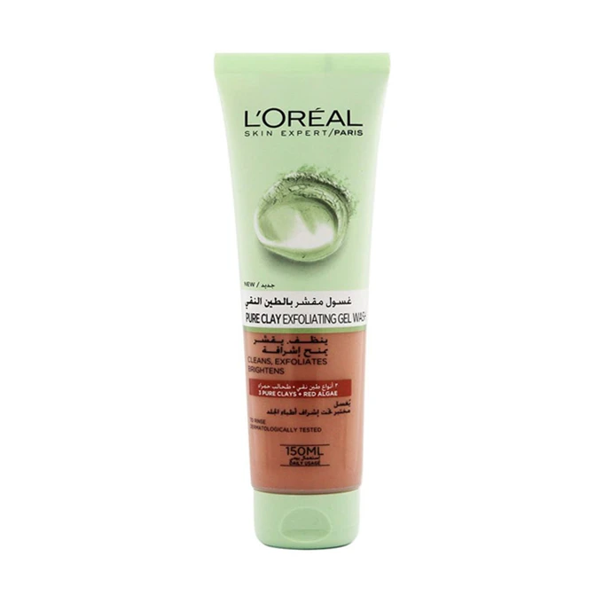 LOreal Paris Pure Clay Exfoliating Gel Wash - 150ml