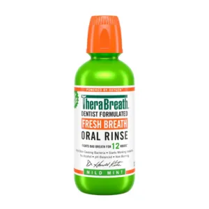 TheraBreath Dentist Formulated Fresh Breath Oral Rinse Mild Mint - 473 ml