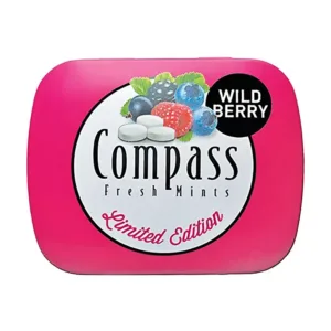Compass Wild Berry Sugar Free - 50 Pieces 14 gm