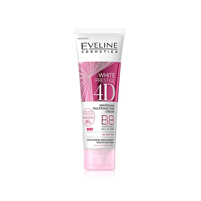 Eveline White Prestige 4D Whitening Multifunction BB Cream - 50ml