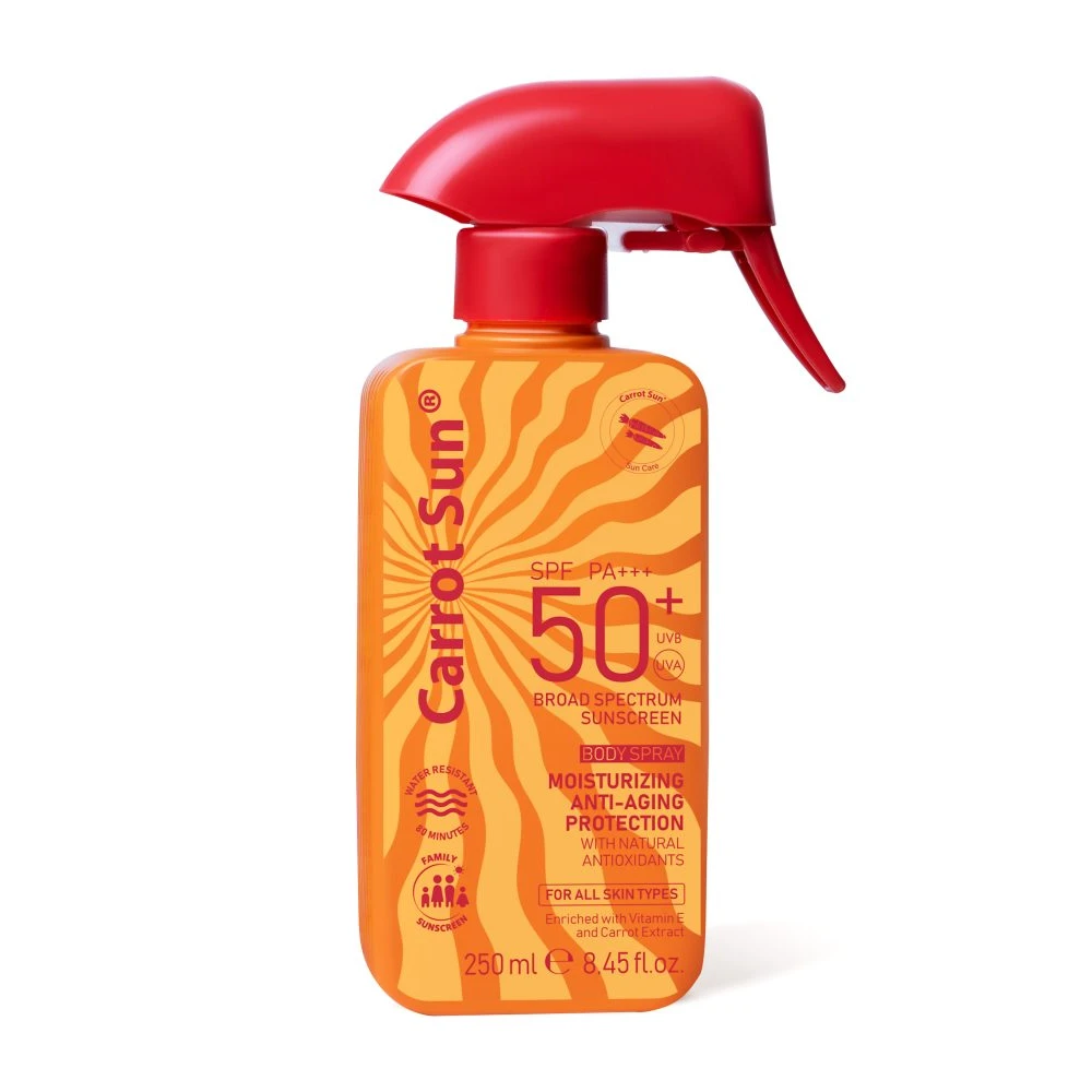 carrot sun  Sunscreen spf 50+ body spray - 250ml