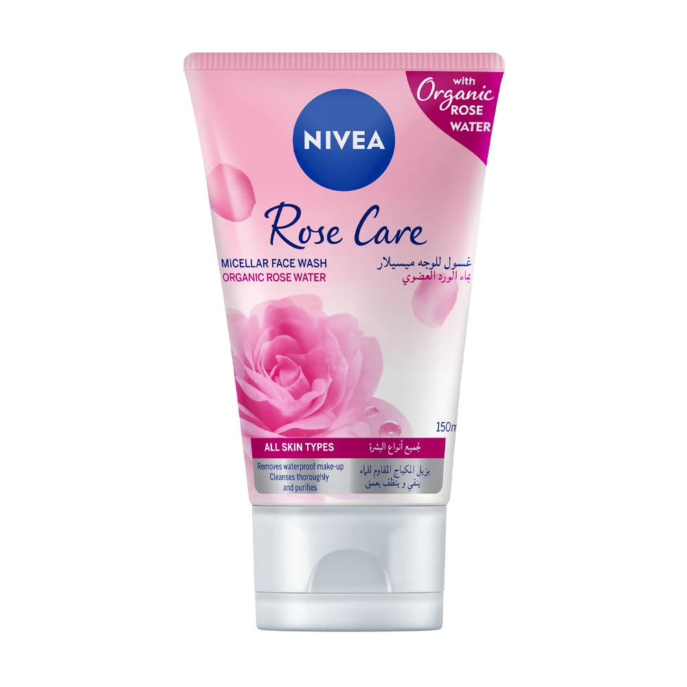 Nivea MicellAIR Rose Water Face Wash For All Skin Types - 150ml