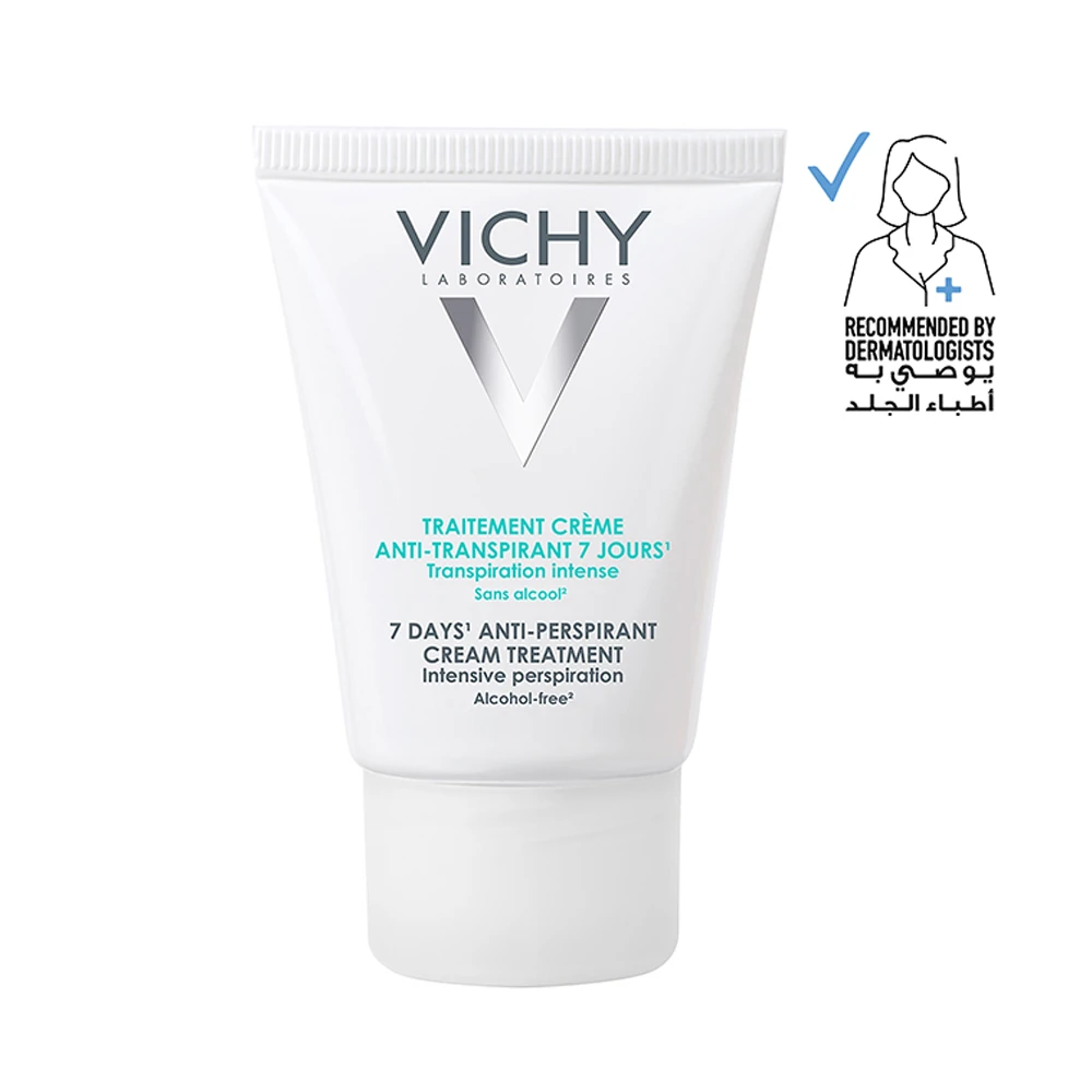 Vichy Detranspirant Cream Treatment 7 Days Use - 30ml