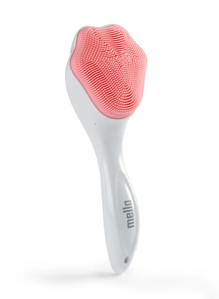 Mella Silicone Facial Scrub Brush - Pink