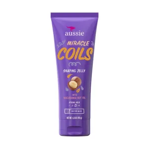 Aussie Miracle Coils Shaping Jelly for Coily Hair with Macadamia Nut Oil - 193 g