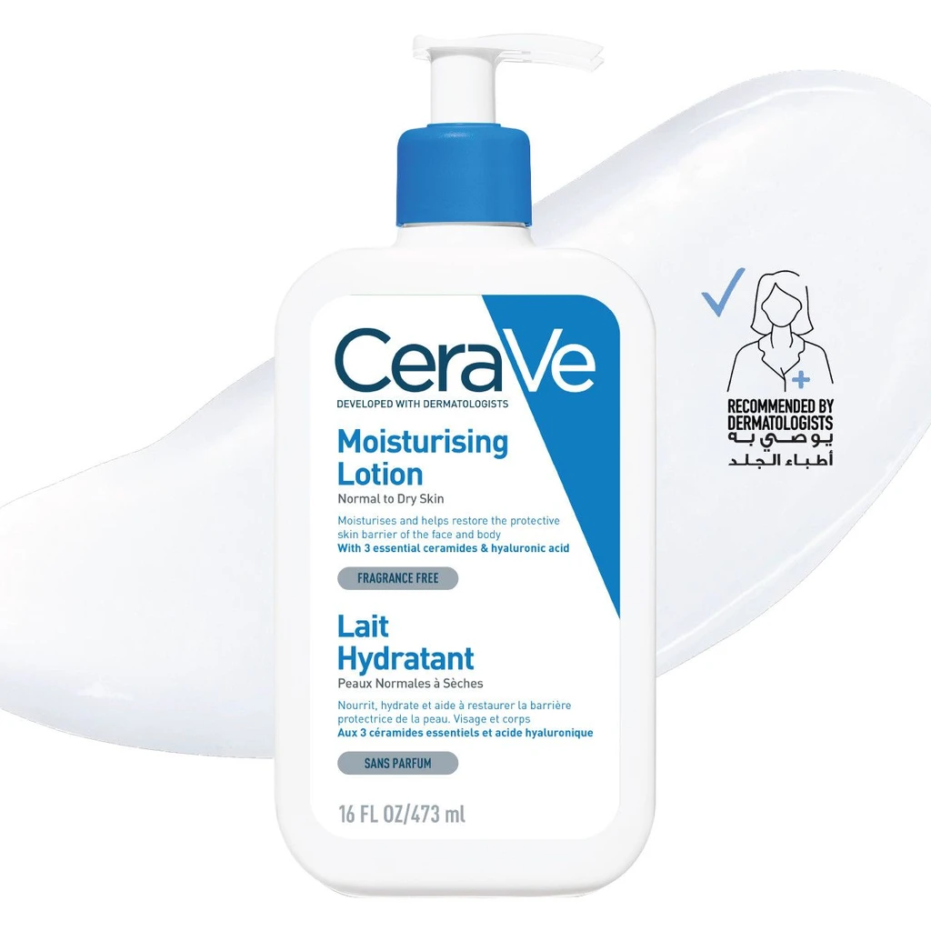 CeraVe Moisturizing Lotion for Normal to Dry Skin for Face and Body - 236 ml
