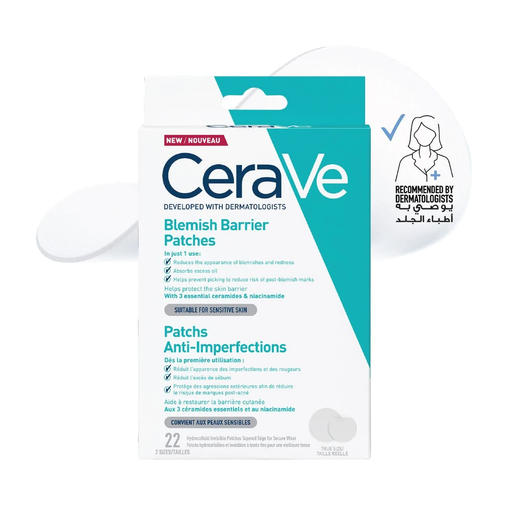 CeraVe Blemish Barrier Patches With 3 Essential Ceramides and Niacinamide 22 patches