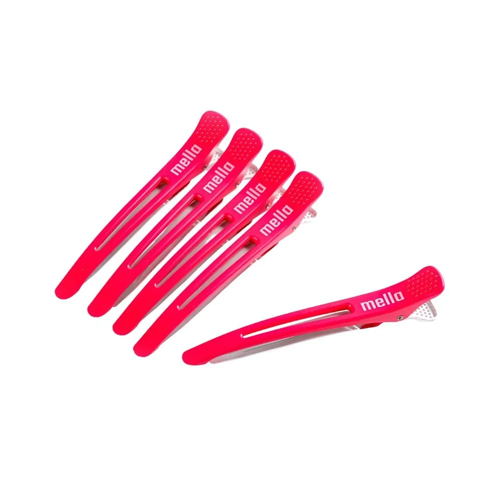 Mella Hair Clip 5 Pieces - Pink