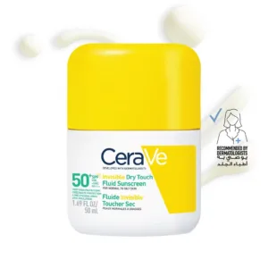CeraVe Invisible Dry Touch Fluid Sunscreen SPF 50+ - 50ML