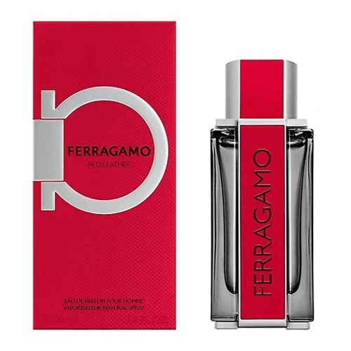Salvatore Ferragamo Red Leather for Men - Eau De Parfum
