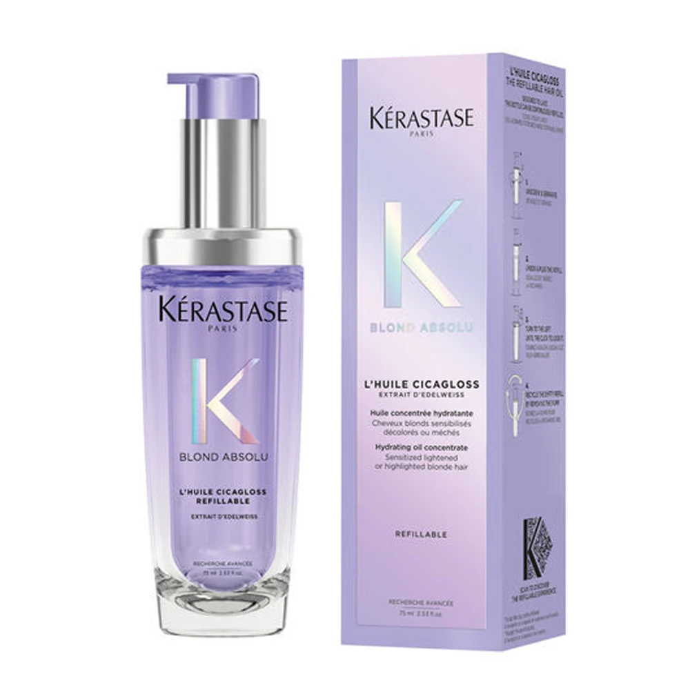 Kerastase Blond Absolu L'huile Cicagloss Refillable Hair Oil - 75ml