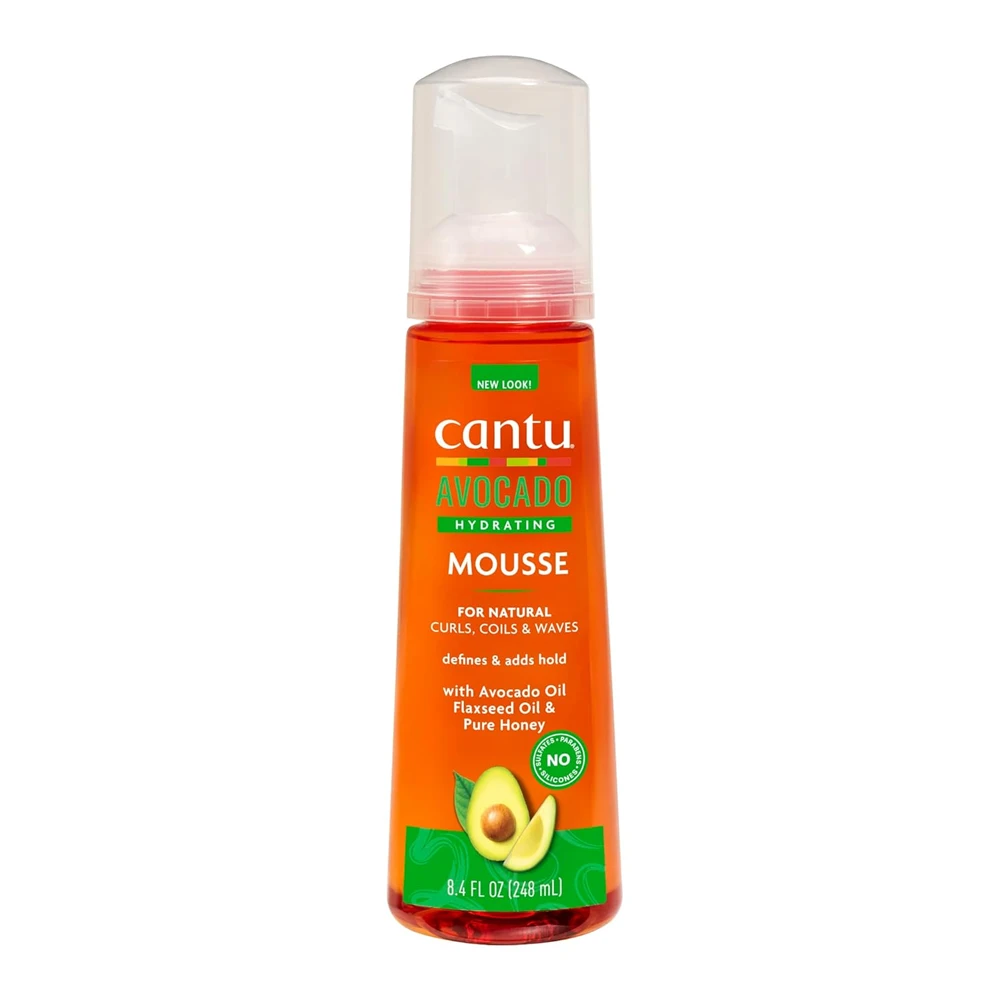 Cantu Avocado Hydrating Hair Styling Mousse - 248ml