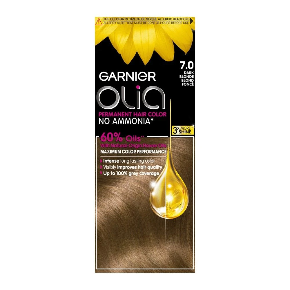 Garnier Olia No Ammonia Permanent Hair Color - Dark Blonde