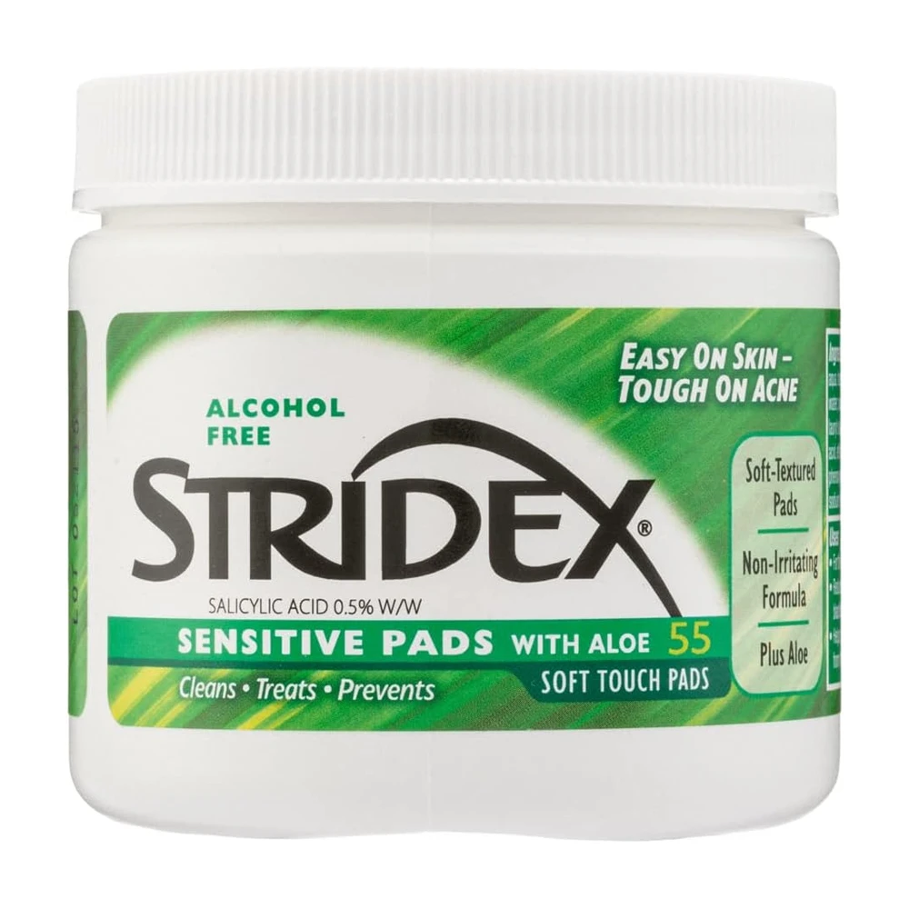 Stridex Sensitive with Aloe Pads - 55 Pads