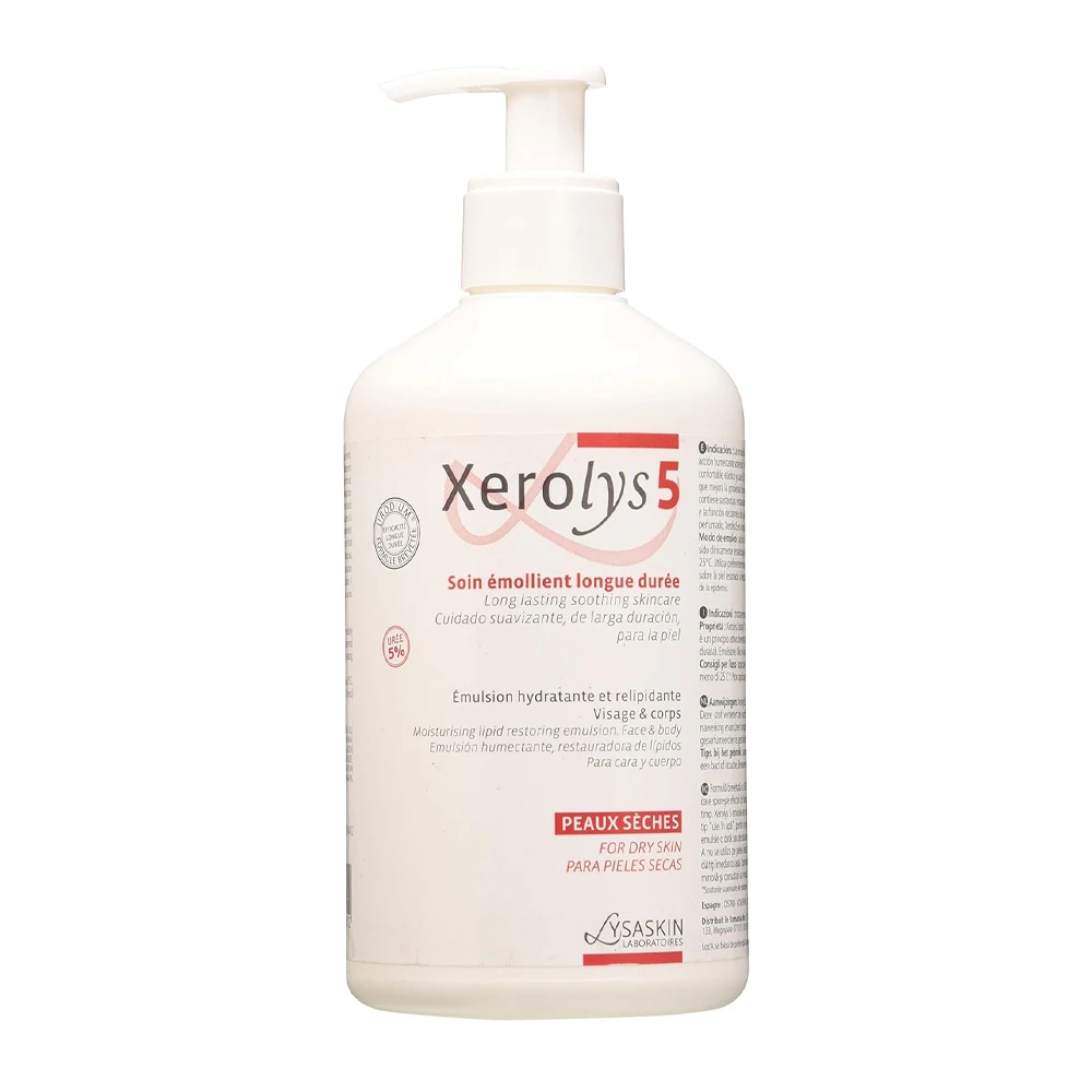 Lysaskin Xerolys 5 Emollient Emulsion For Dry Skin - 500 ml