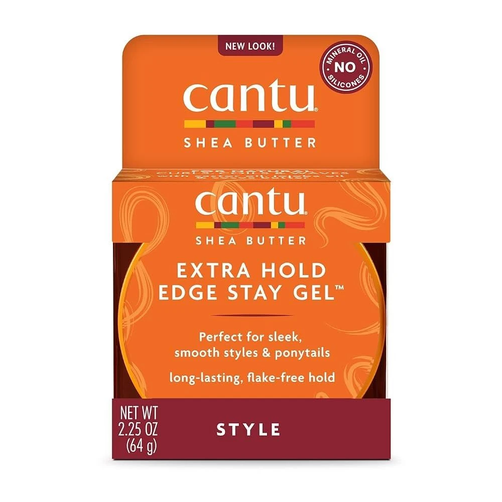 Cantu Shea Butter Extra Hold Edge Stay Gel - 64gm