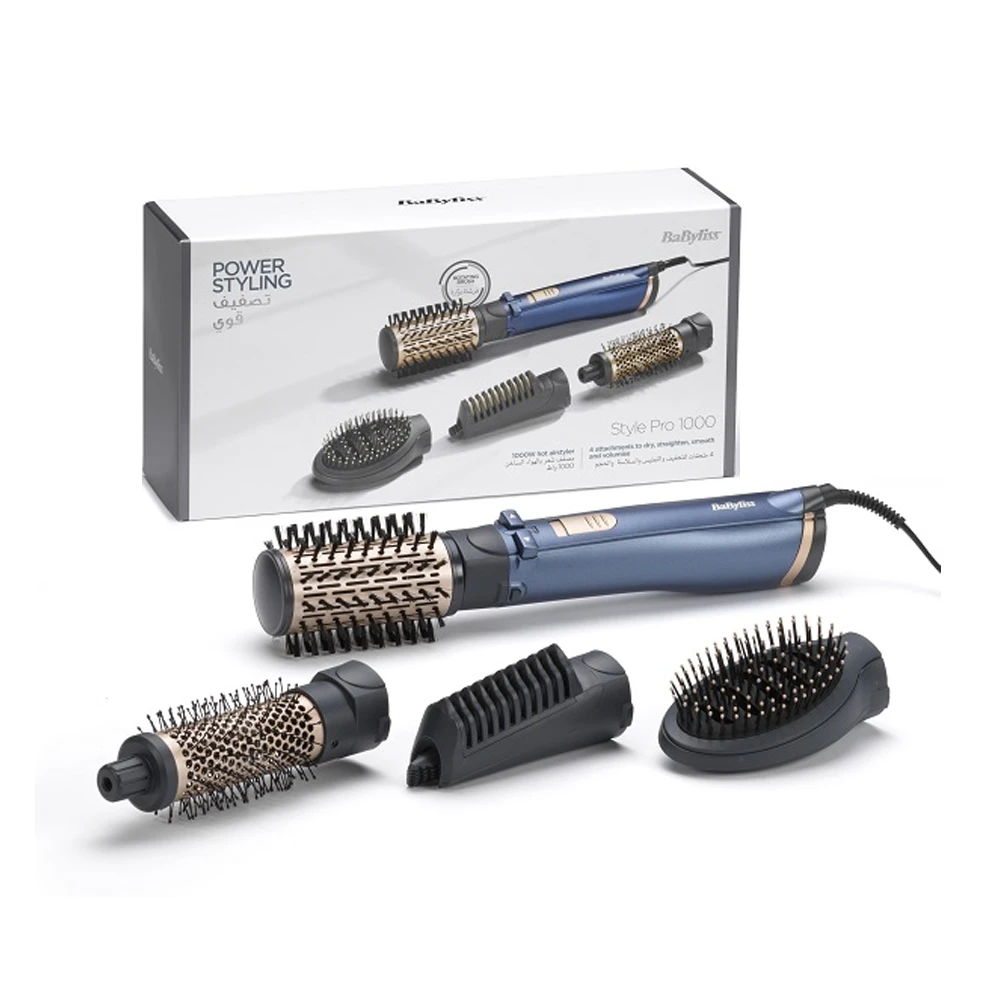 BaByliss Air Style Pro Hair 1000w with rotating brush - AS965SDE