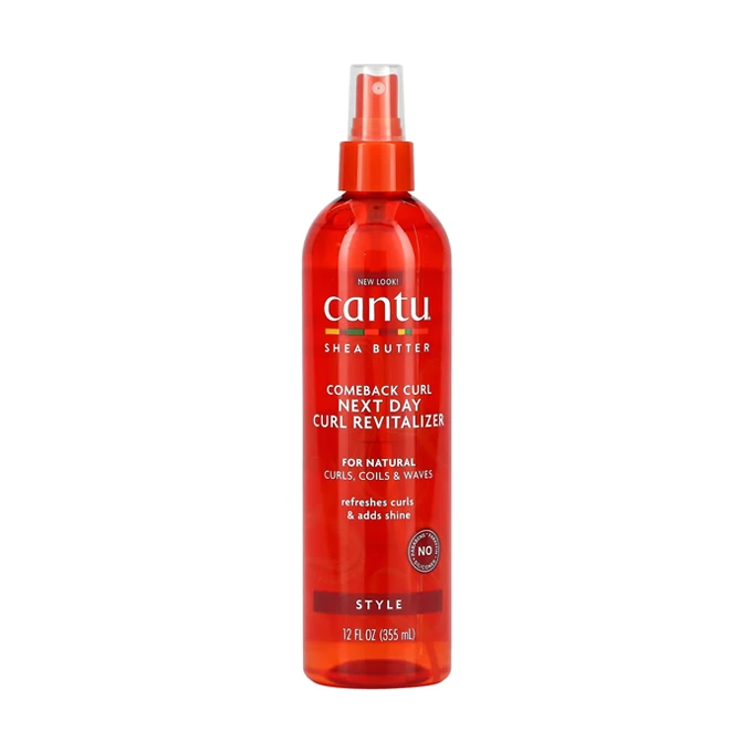 Cantu Shea Butter Comeback Curl Next Day Curl Revitalizer Spray for Natural Hair - 355ml