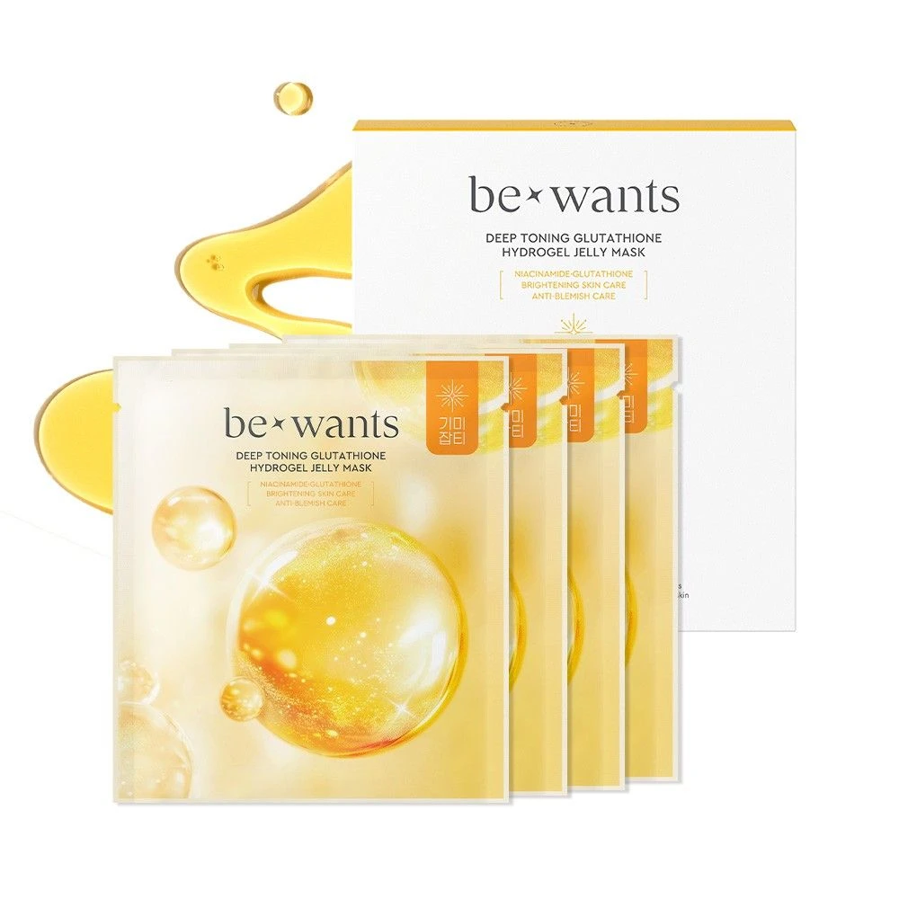 bewants Deep Toning glutathionehydrgel jelly mask - 4ea/box