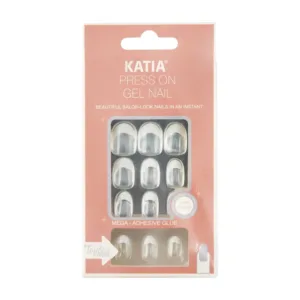Katia Press On Gel Nail Oval - French OK-30
